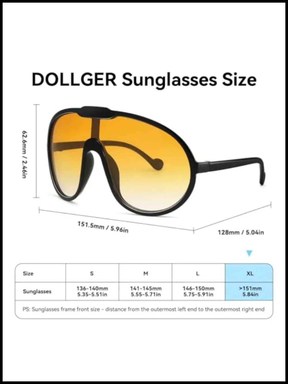 Oversized One Piece Shield Sunglasses UV400 UV Protected Wrap Around Adult